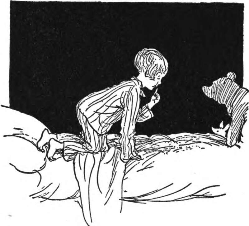 Christopher Robin with Winnie-the-Pooh and Piglet