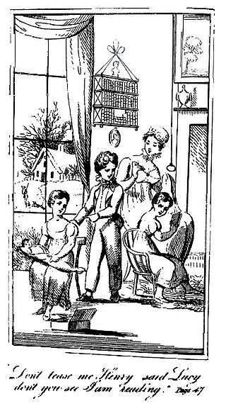 Frontispiece from the first edition of The Fairchild Family