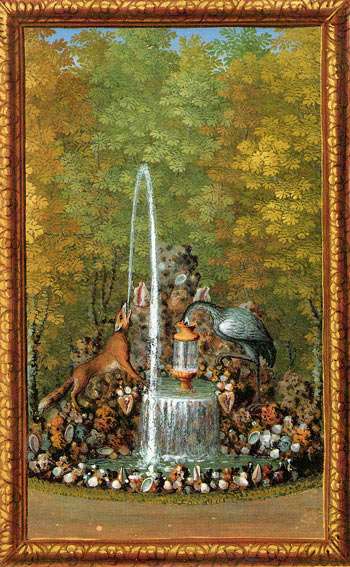 Versailles fox and crane