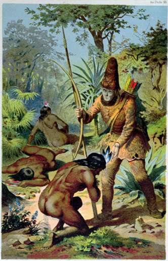 Robinson Crusoe and Man Friday Offterdinger