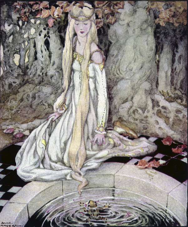 The Frog Prince by Anne Anderson