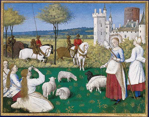 Saint Margaret attracts the attention of the Roman prefect
