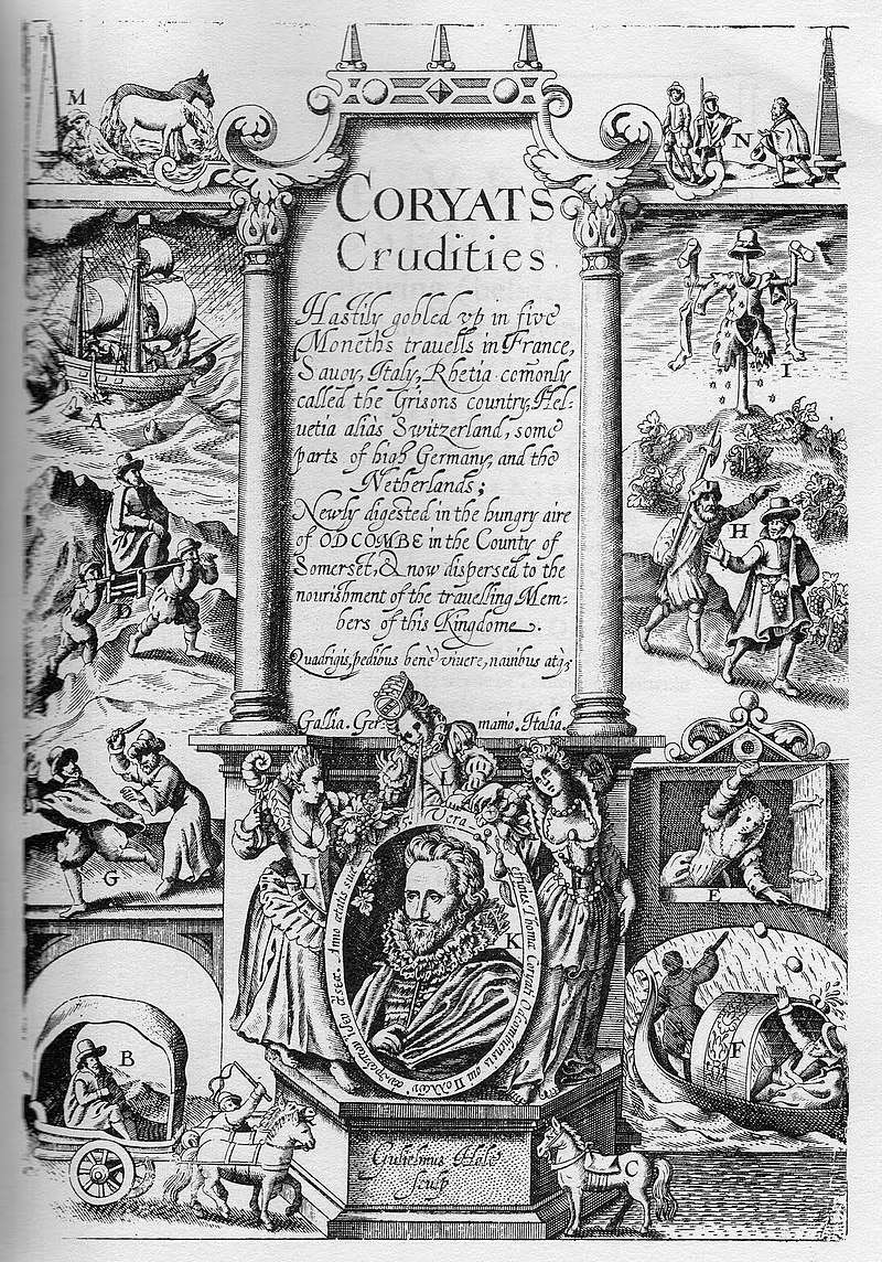 Title page Coryat's Crudities