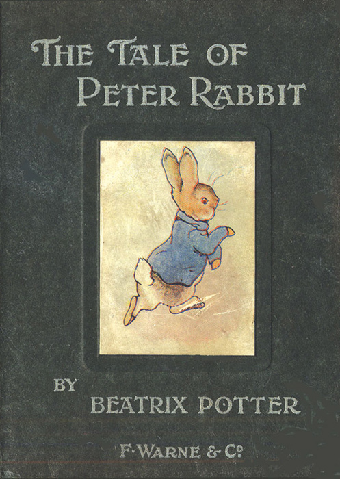 Cover of the first edition of The Tale of Peter Rabbit
