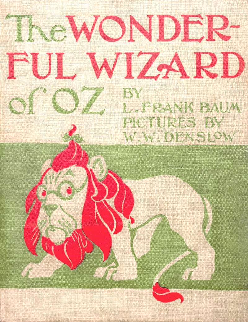 Cover of the first edition of The Wonderful Wizard of Oz